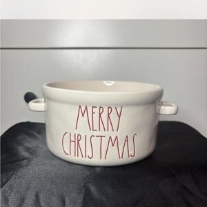 Rae Dunn Merry Christmas Ceramic Soufflé Baking Dish